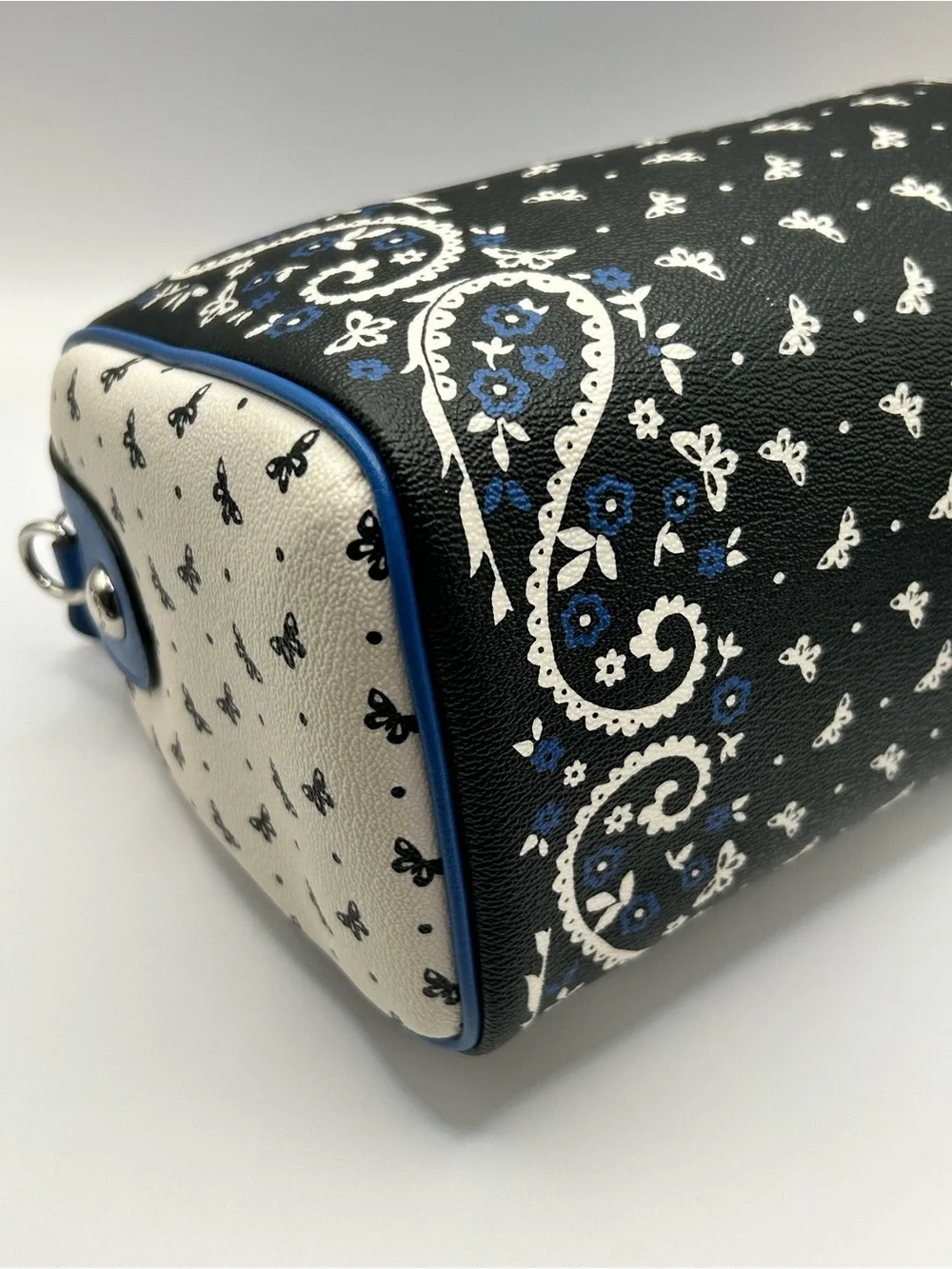 Coach Mini Bennett Butterly Bandana Print Satchel